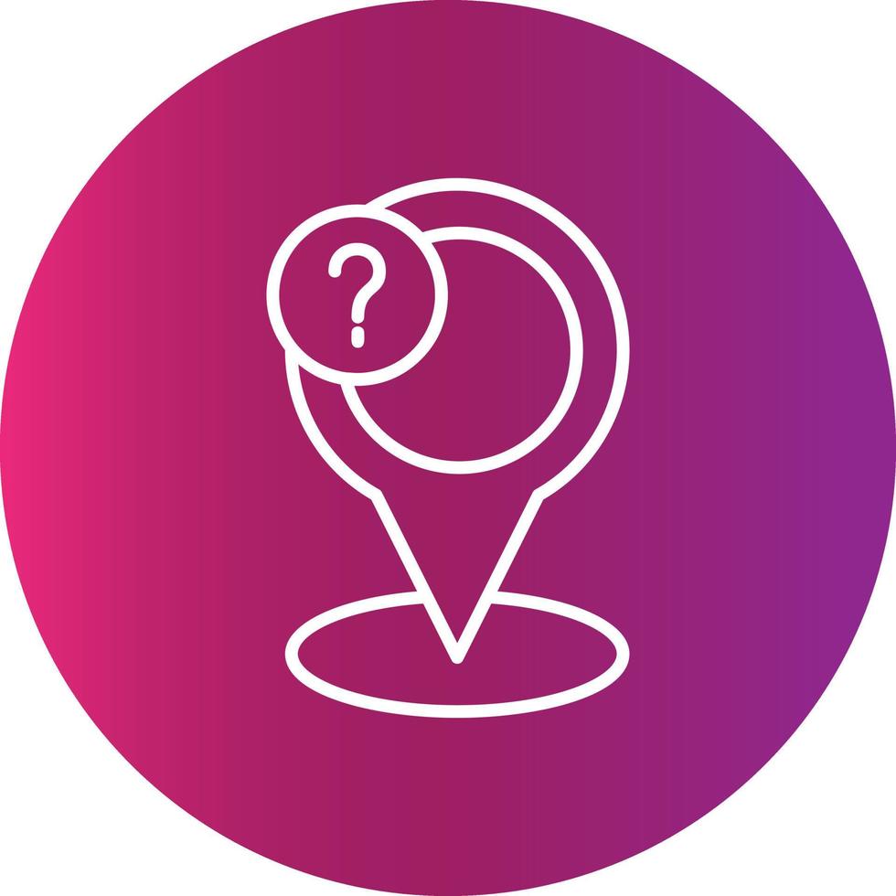 Question Creative Icon Design vector