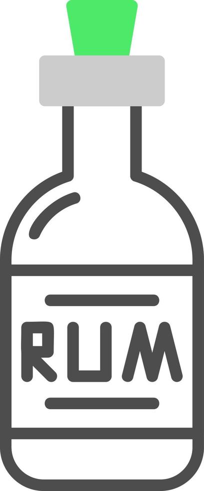 Rum Creative Icon Design vector