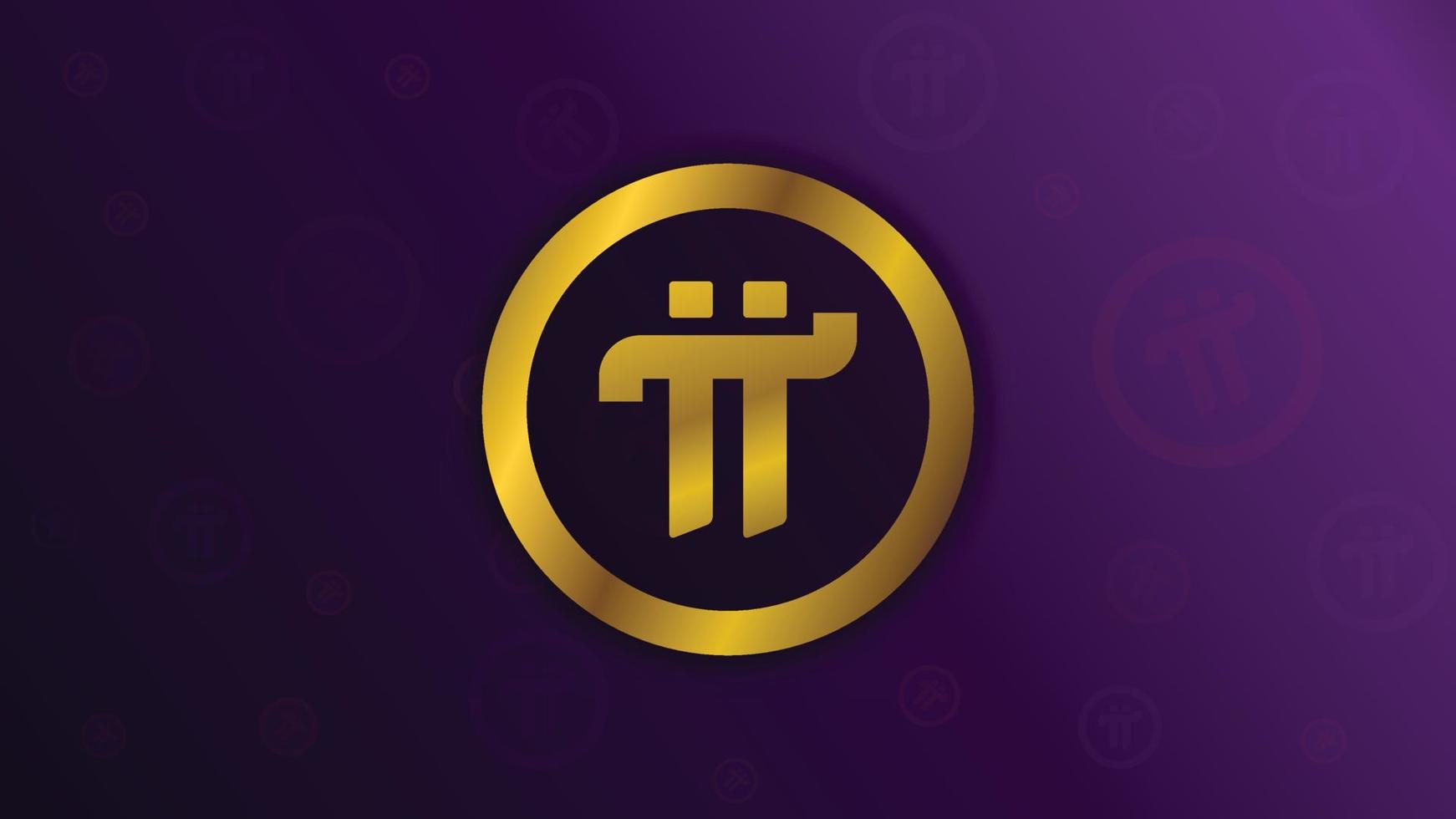 Pi Network. Pi icons. Pi network background. Pi logo vector design illustration for logos, icons, backgrounds, banners, templates, websites, and apps