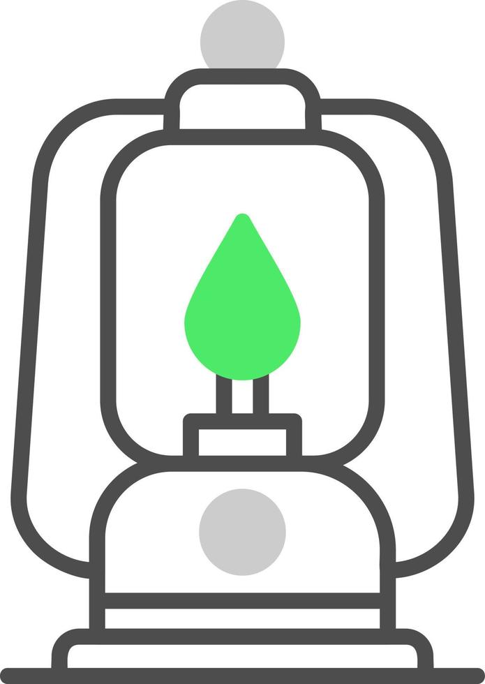 diseño de icono creativo de lámpara de aceite vector