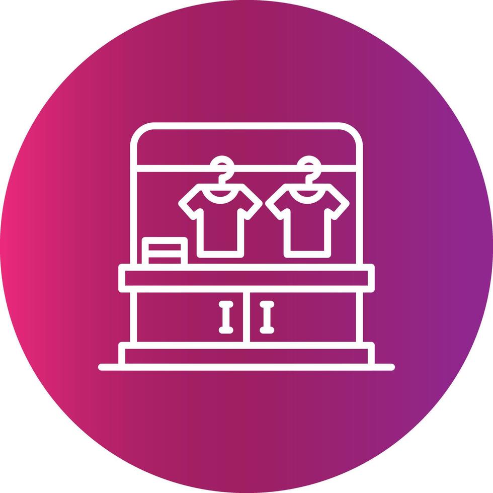 Clothes Rack Creative Icon Design vector