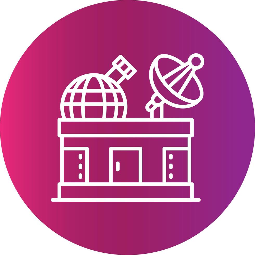 Observatory Creative Icon Design vector