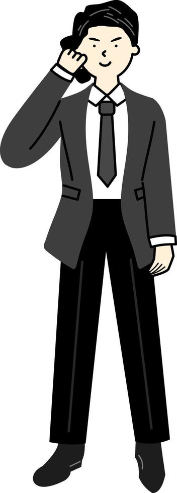 male office worker vector