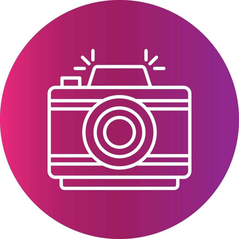 Camera Creative Icon Design vector