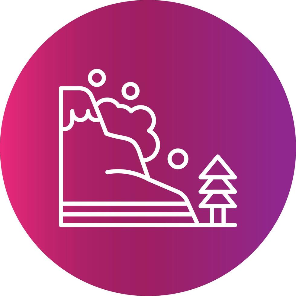 Avalanche Creative Icon Design vector