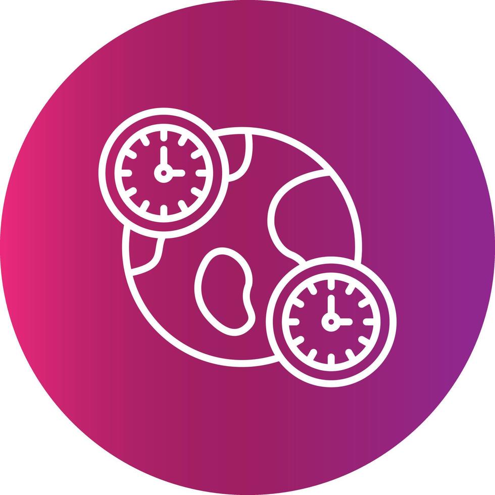 Jet Lag Creative Icon Design vector