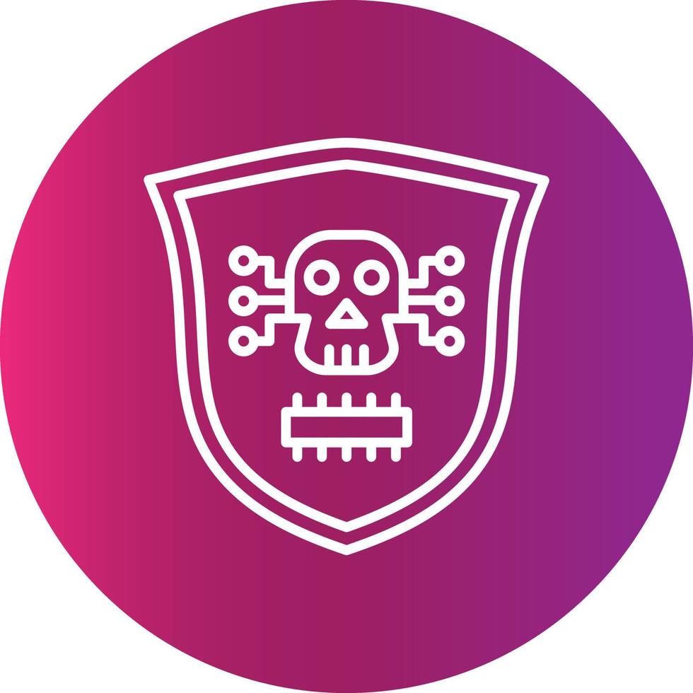 Malware Creative Icon Design vector