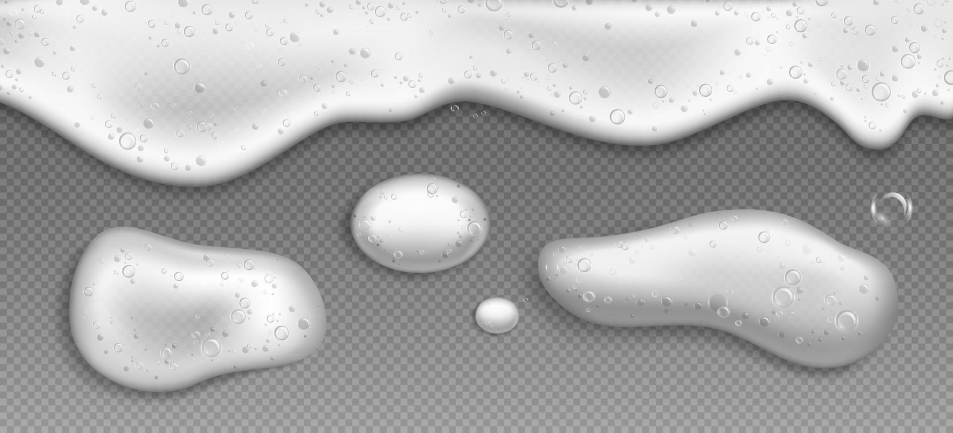 Bath foam isolated on transparent background. Shampoo bubbles  texture.Sparkling shampoo and bath lather vector illustration. 21644713  Vector Art at Vecteezy