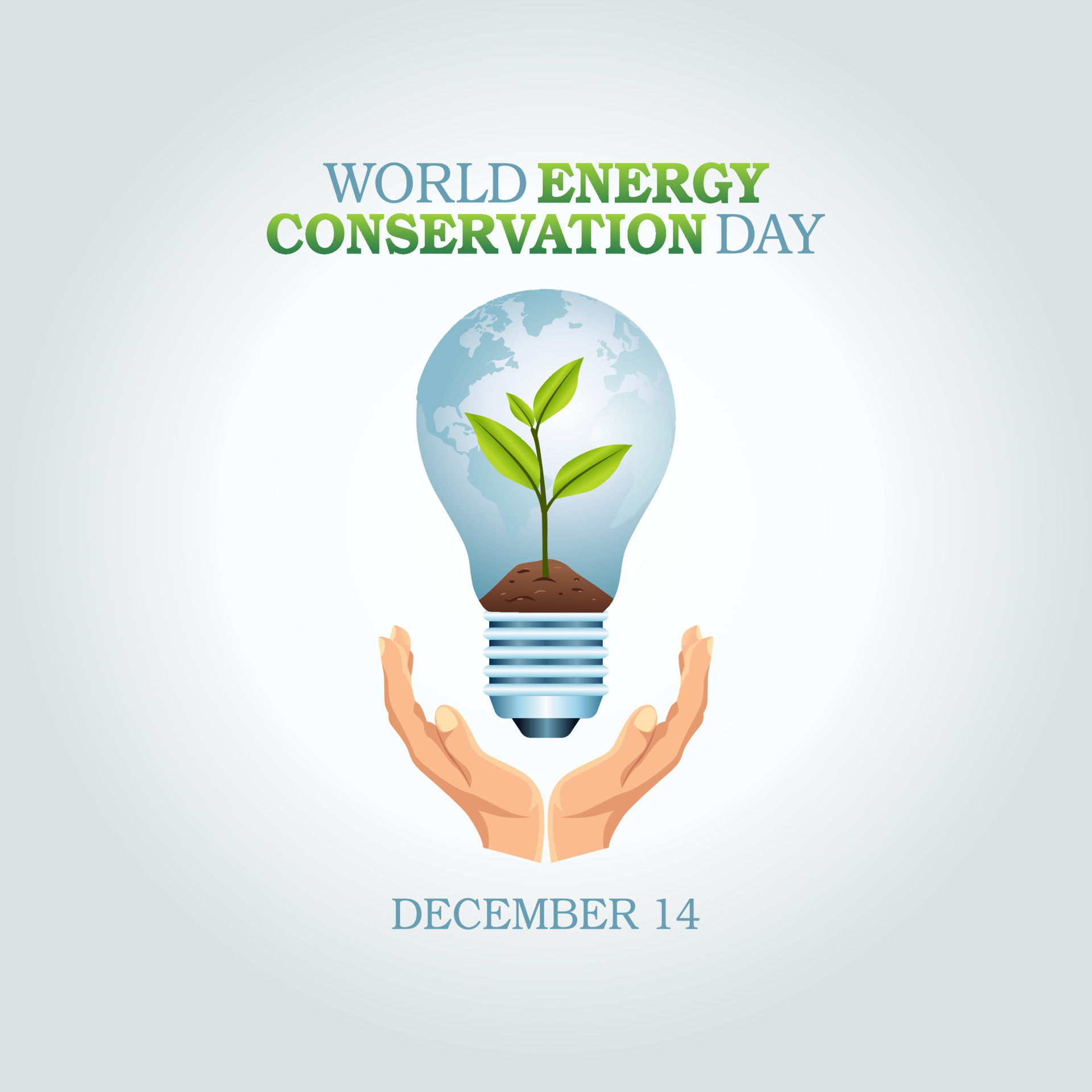 vector graphic of world energy conservation day good for world energy