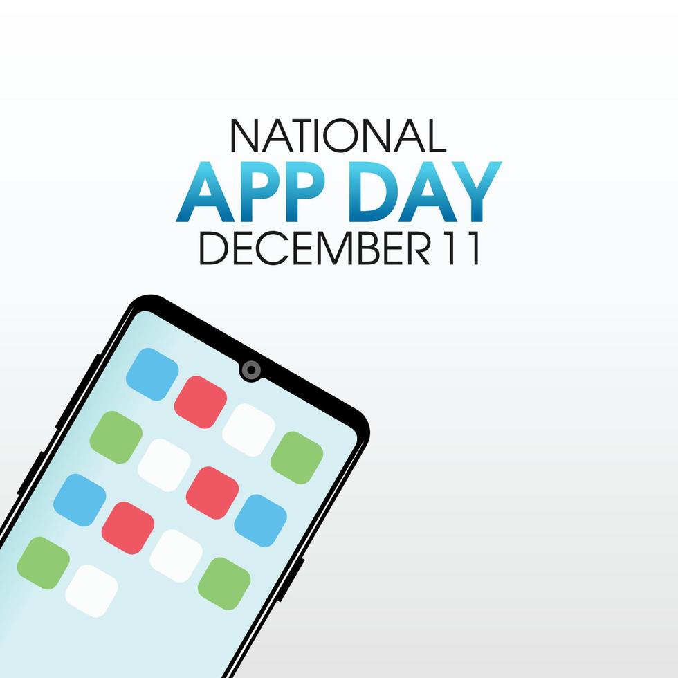 vector graphic of national app day good for national app day