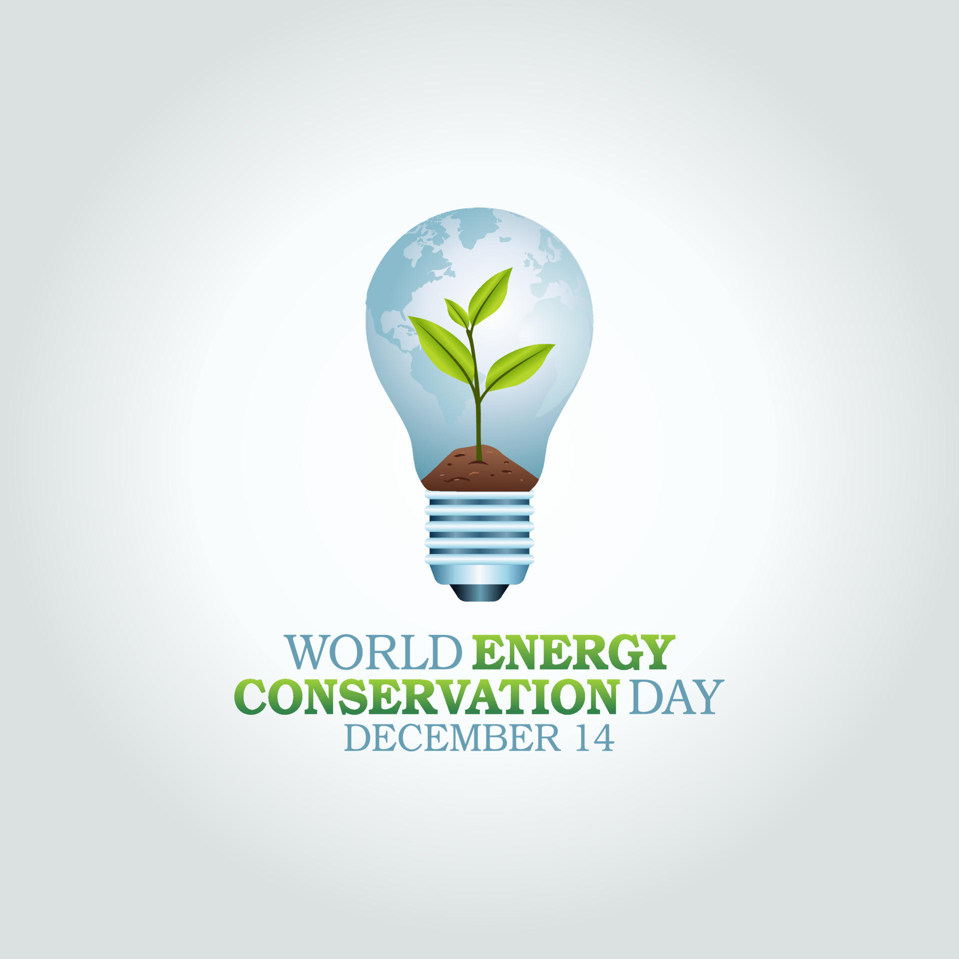 vector graphic of world energy conservation day good for world energy