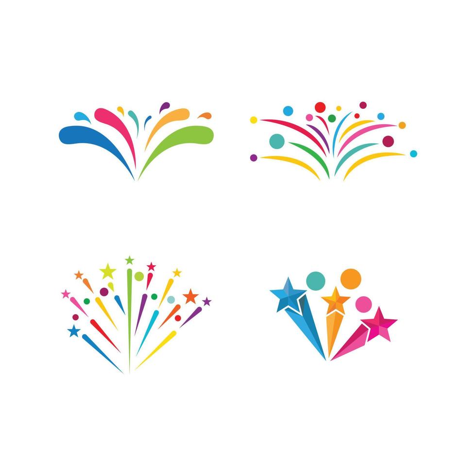 fireworks logo vector