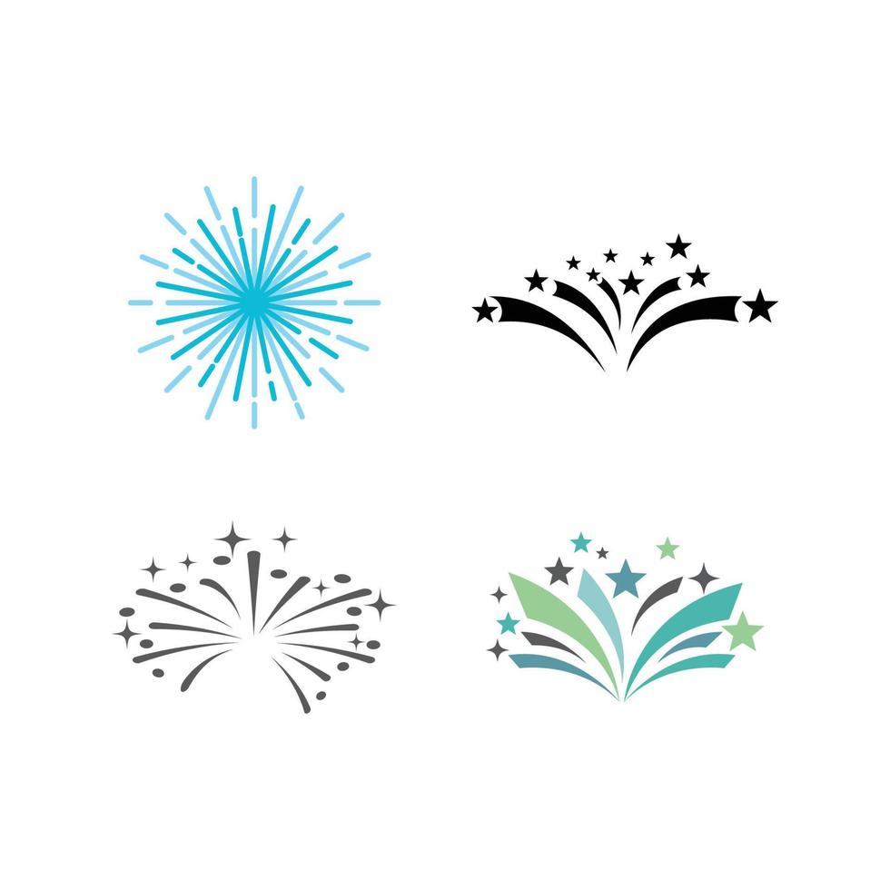 fireworks logo vector