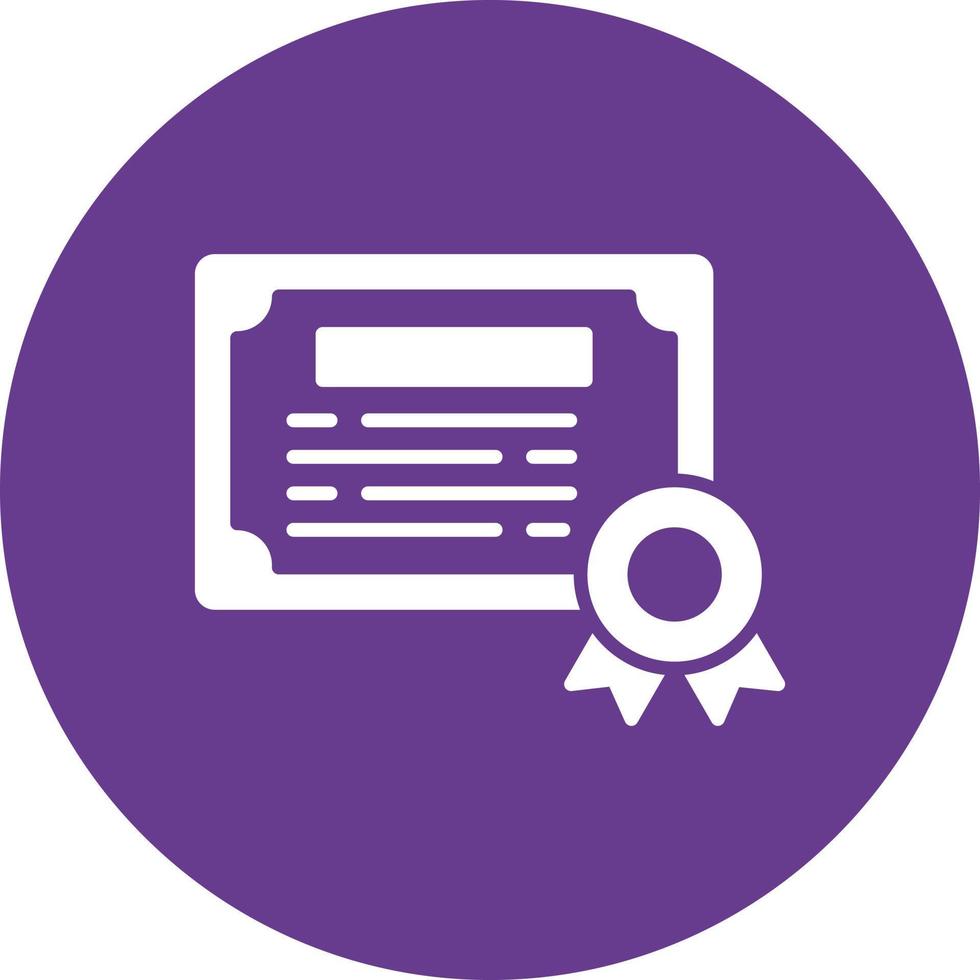 Certification Creative Icon Design vector