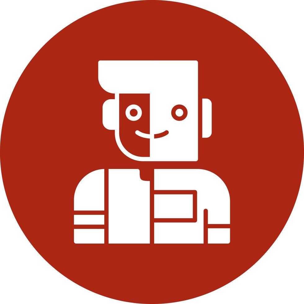 Humanoid Creative Icon Design vector