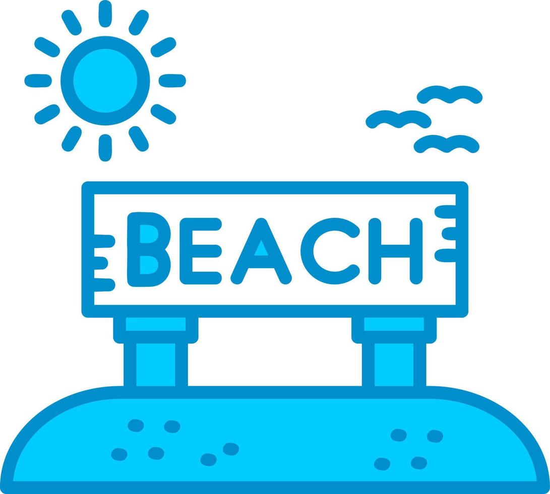 Beach Creative Icon Design vector