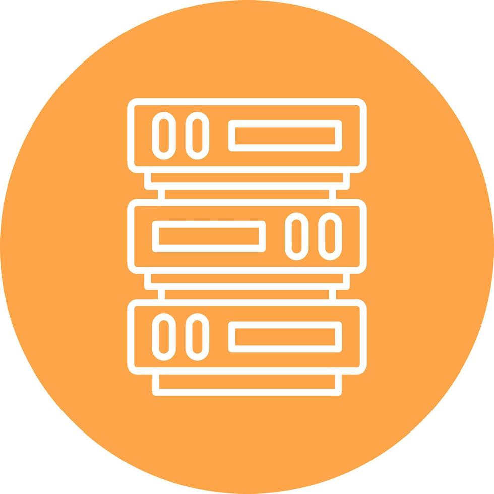 Server Creative Icon Design vector