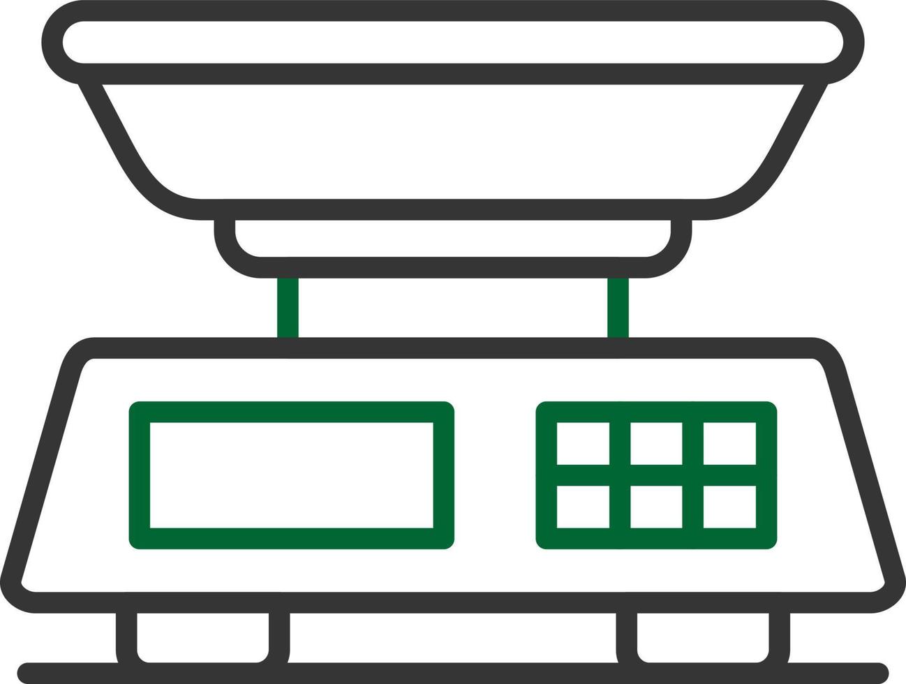 Food Scale Creative Icon Design vector