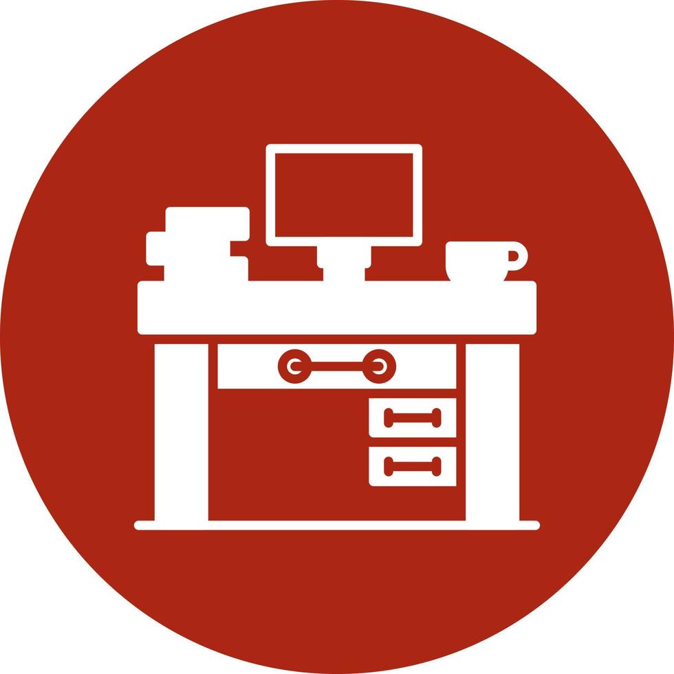 Desk Creative Icon Design vector