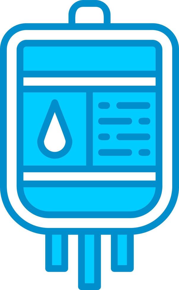 Blood Bag Creative Icon Design vector