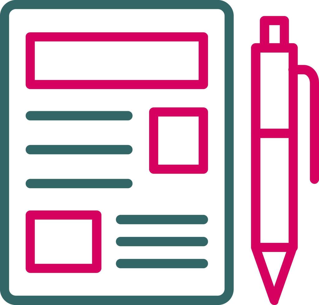 Blogger Vector Icon
