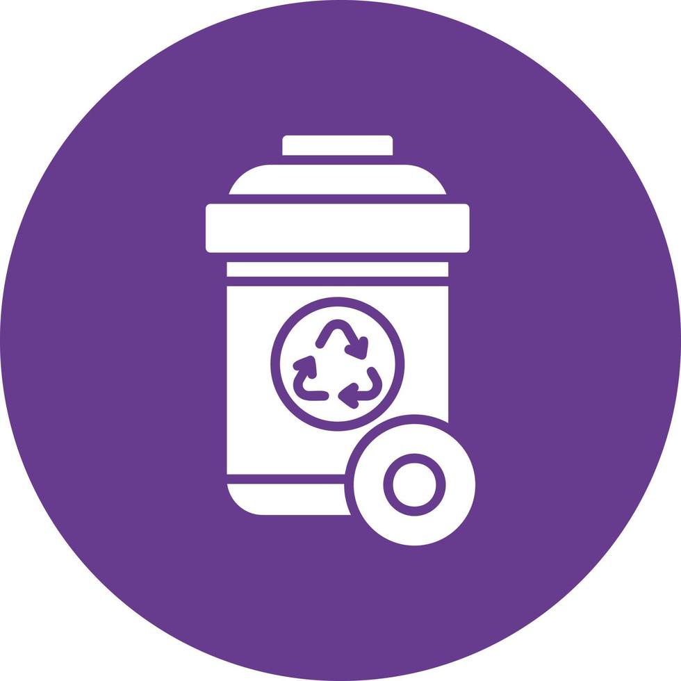 Recycle Bin Creative Icon Design vector