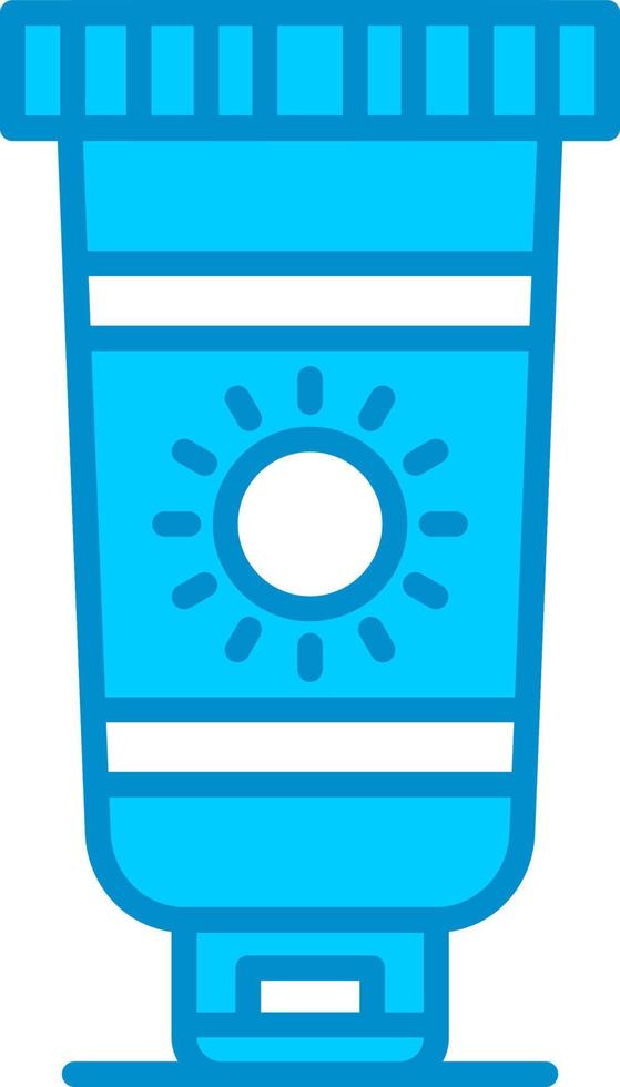 Sunscreen Creative Icon Design vector
