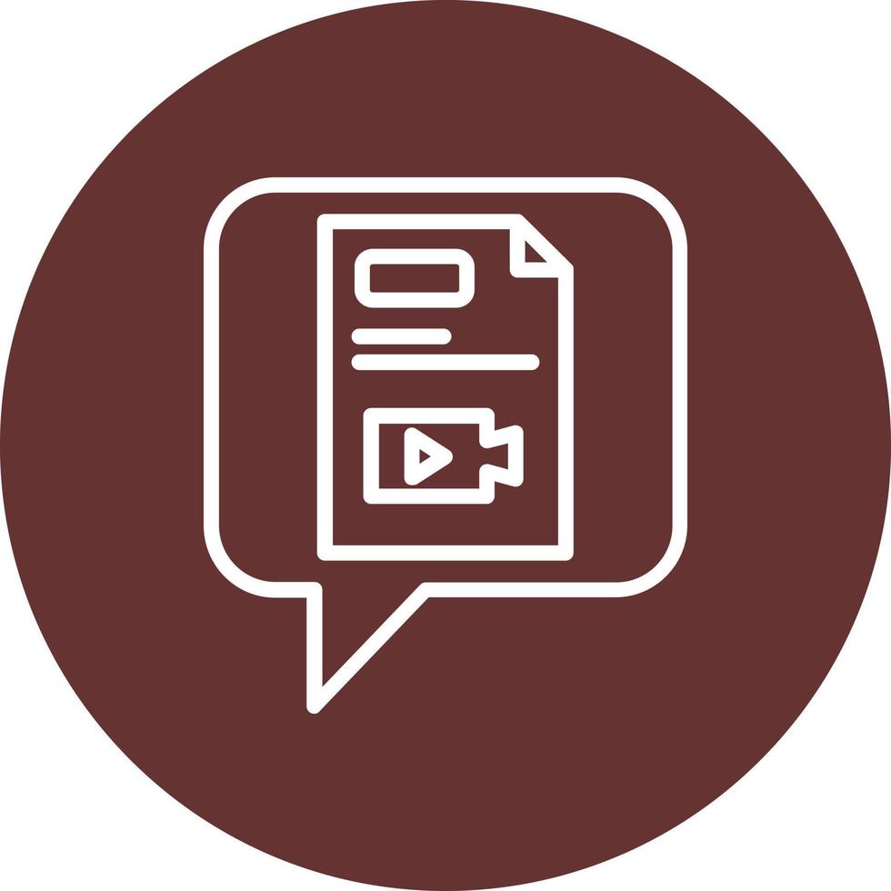 Vlog Vector Icon