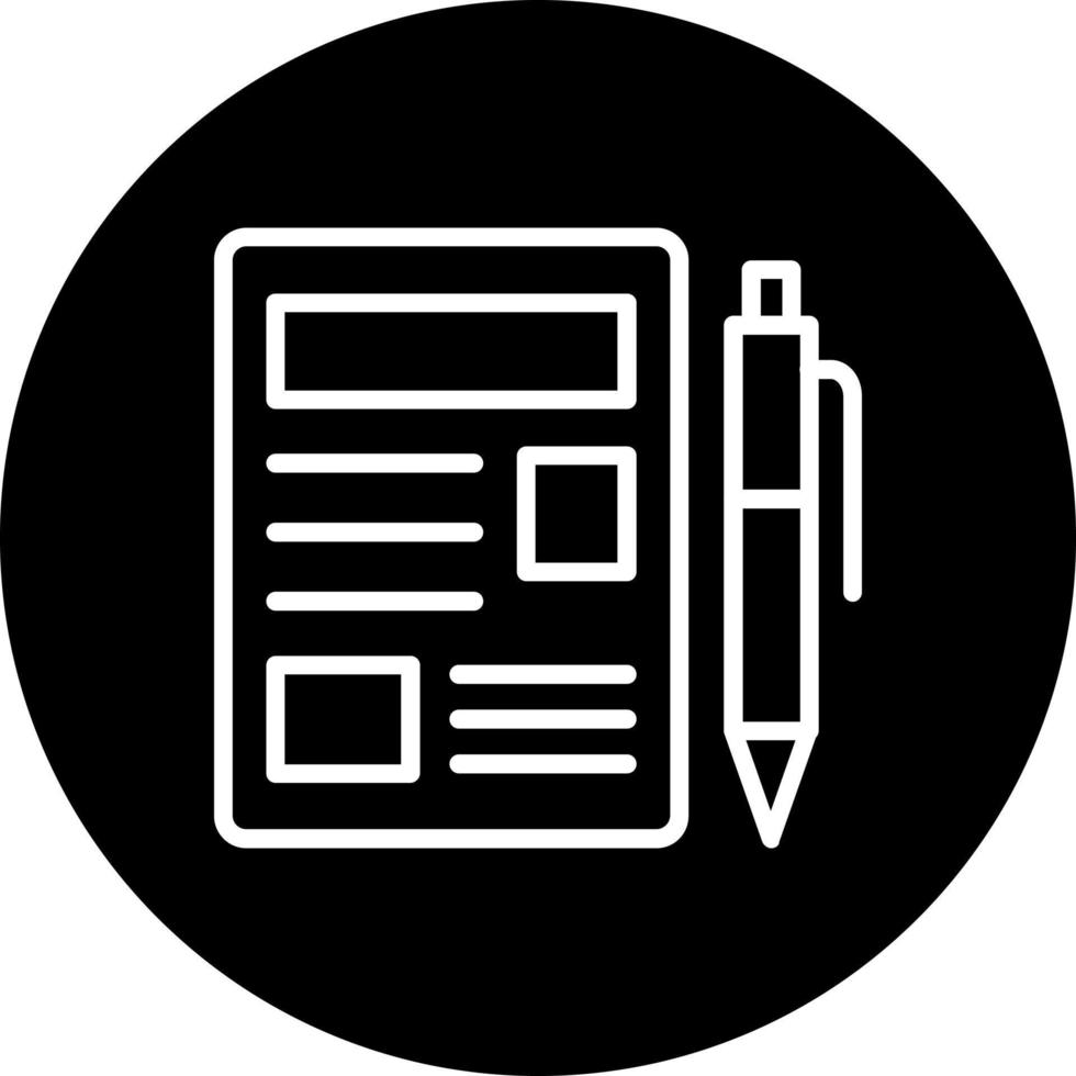 Blogger Vector Icon