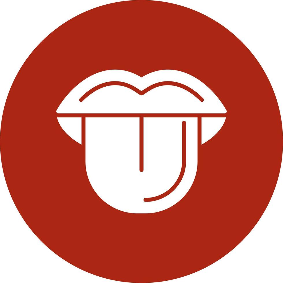 Tongue Creative Icon Design vector