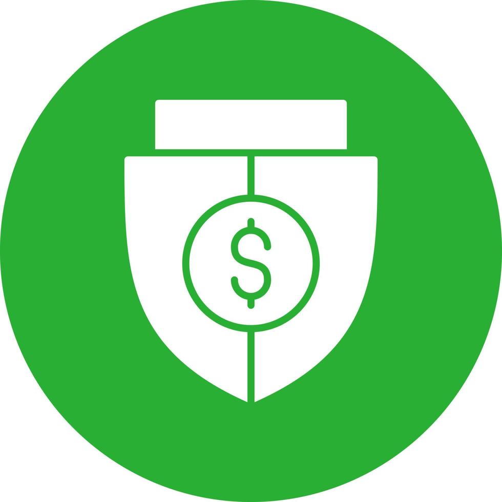 Shield Money Creative Icon Design vector