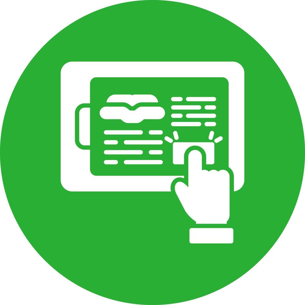 Elearning Creative Icon Design vector