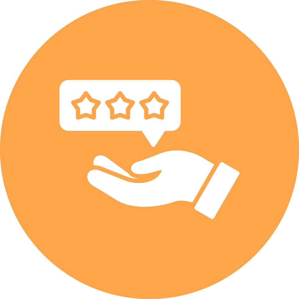 Customer Review Creative Icon Design vector