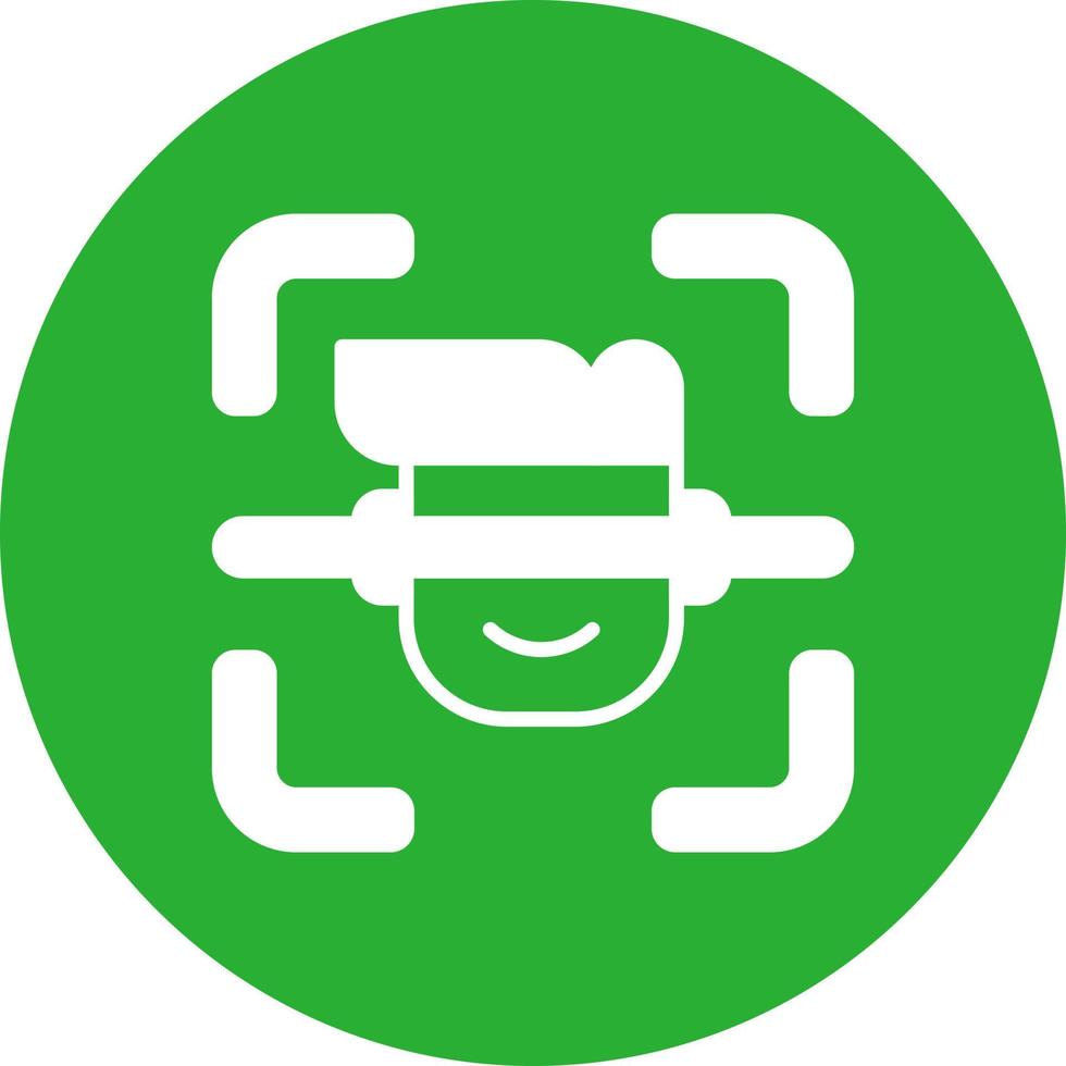 Biometric Creative Icon Design vector
