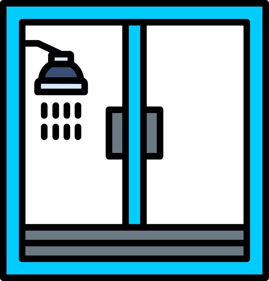 Shower Creative Icon Design vector