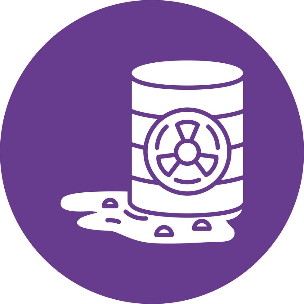 Toxic Waste Creative Icon Design vector