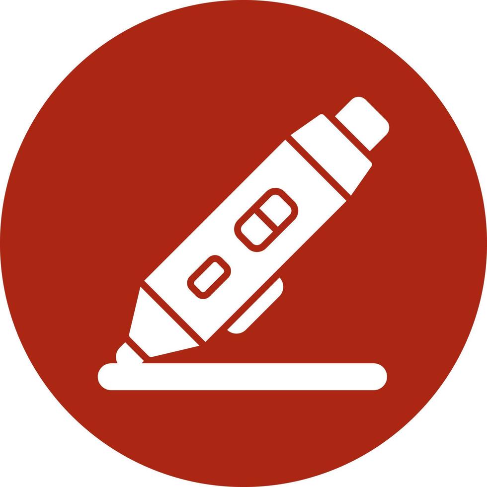 3d Pen Creative Icon Design vector