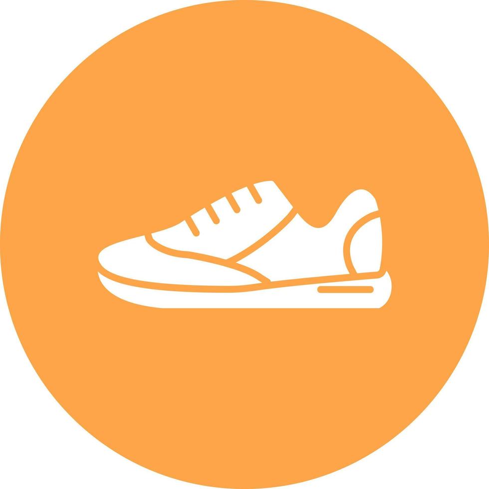 diseño de icono creativo de zapatillas vector