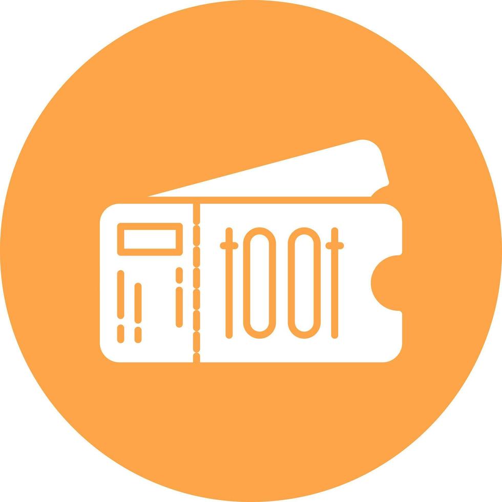 Ticket Creative Icon Design vector