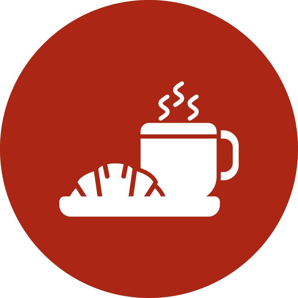 Croissant Creative Icon Design vector