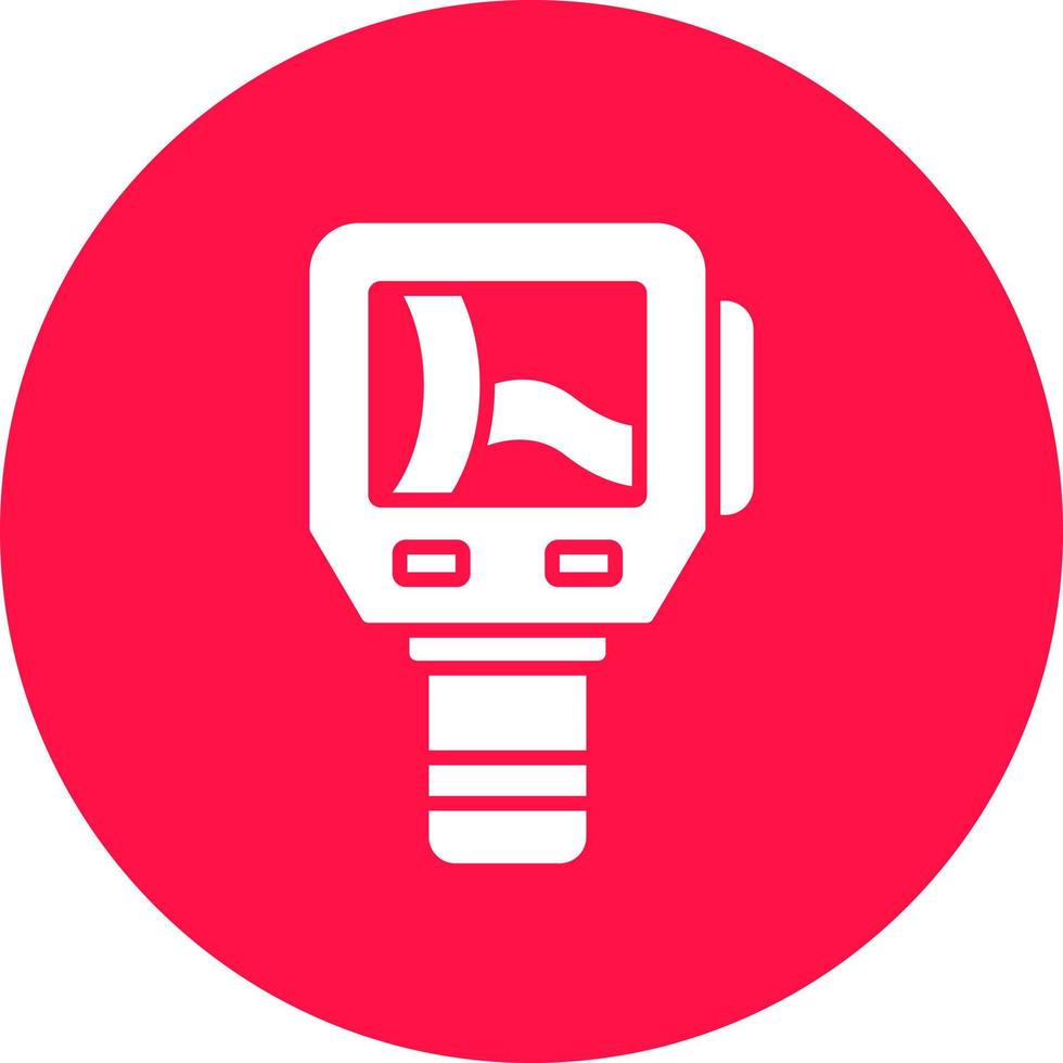 Thermal Imaging Creative Icon Design vector