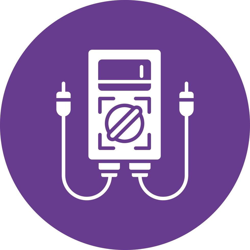 Multimeter Creative Icon Design vector