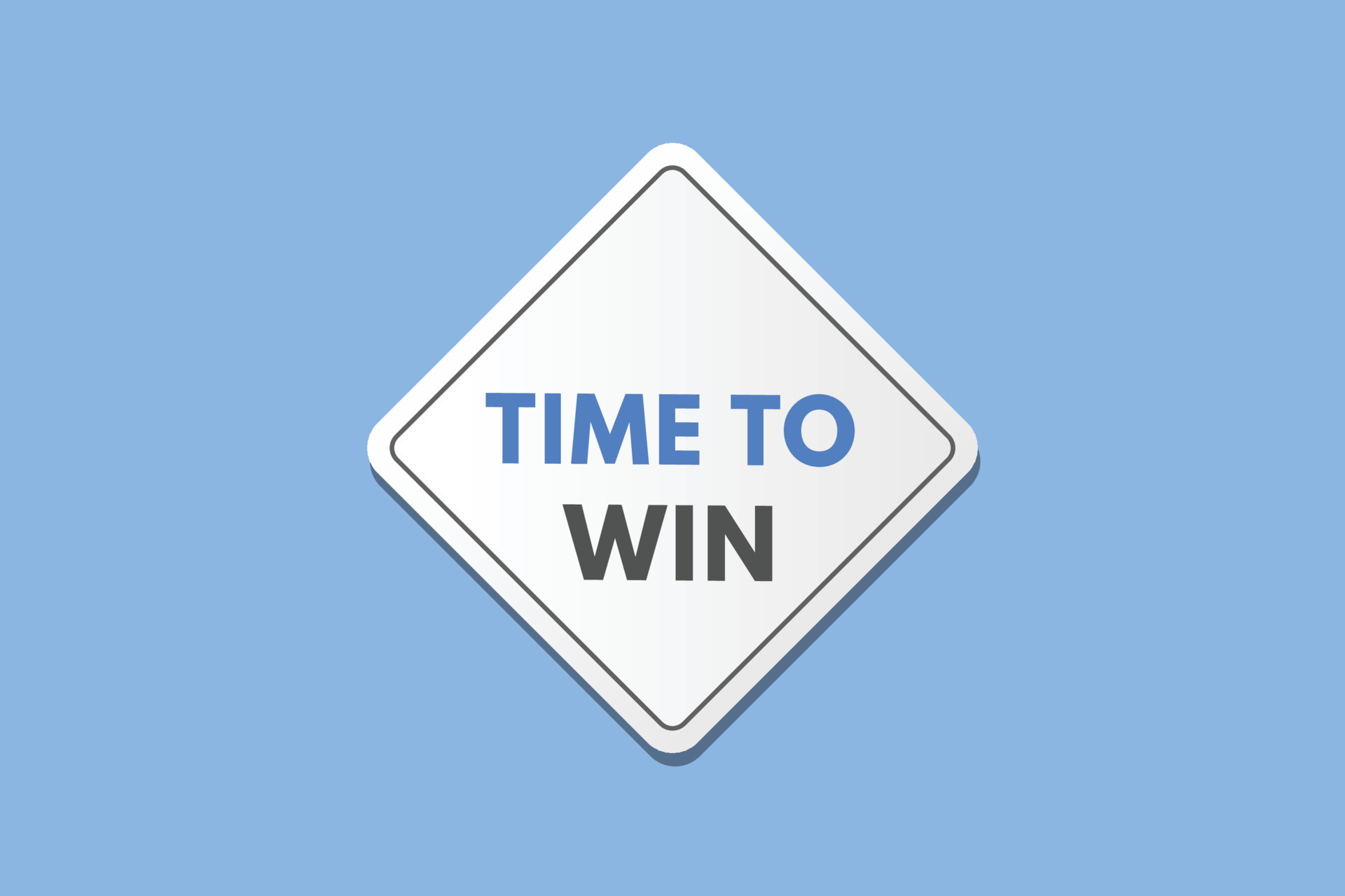 time to win text Button. time to win Sign Icon Label Sticker Web ...