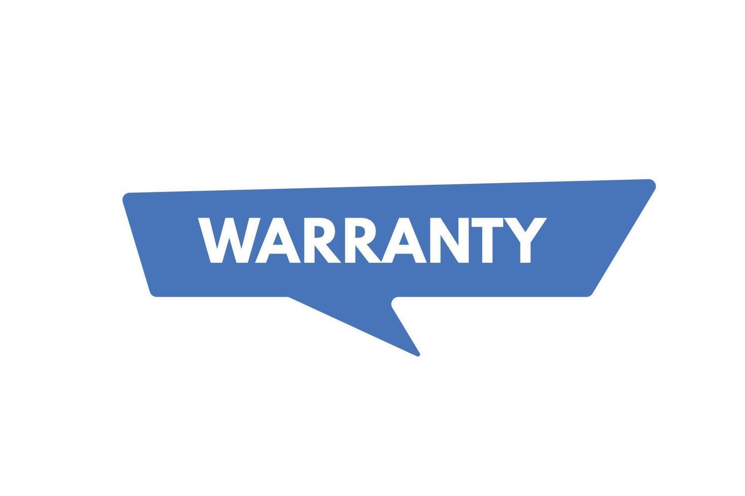 warranty text Button. warranty Sign Icon Label Sticker  Buttons 15374730 Vector Art at Vecteezy