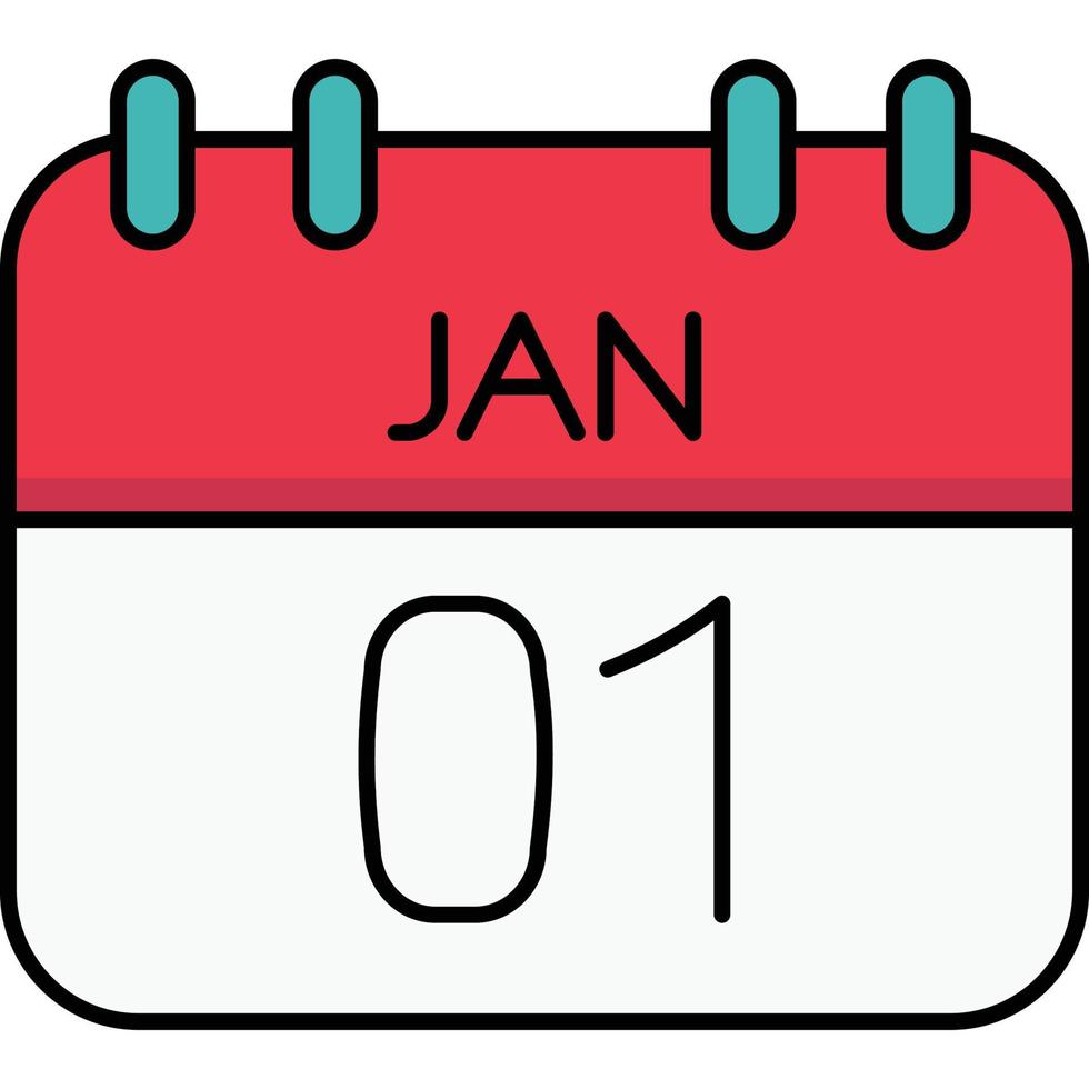 Calendar which can easily modify or edit vector