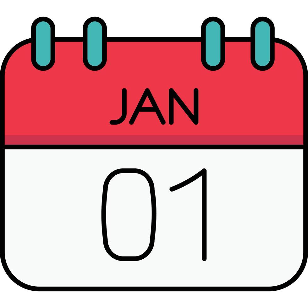 Calendar which can easily modify or edit vector