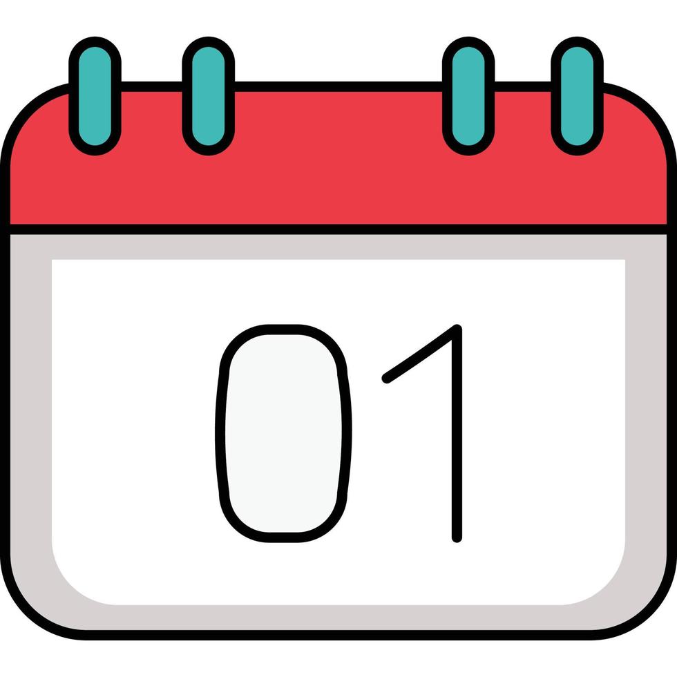 Calendar which can easily modify or edit vector