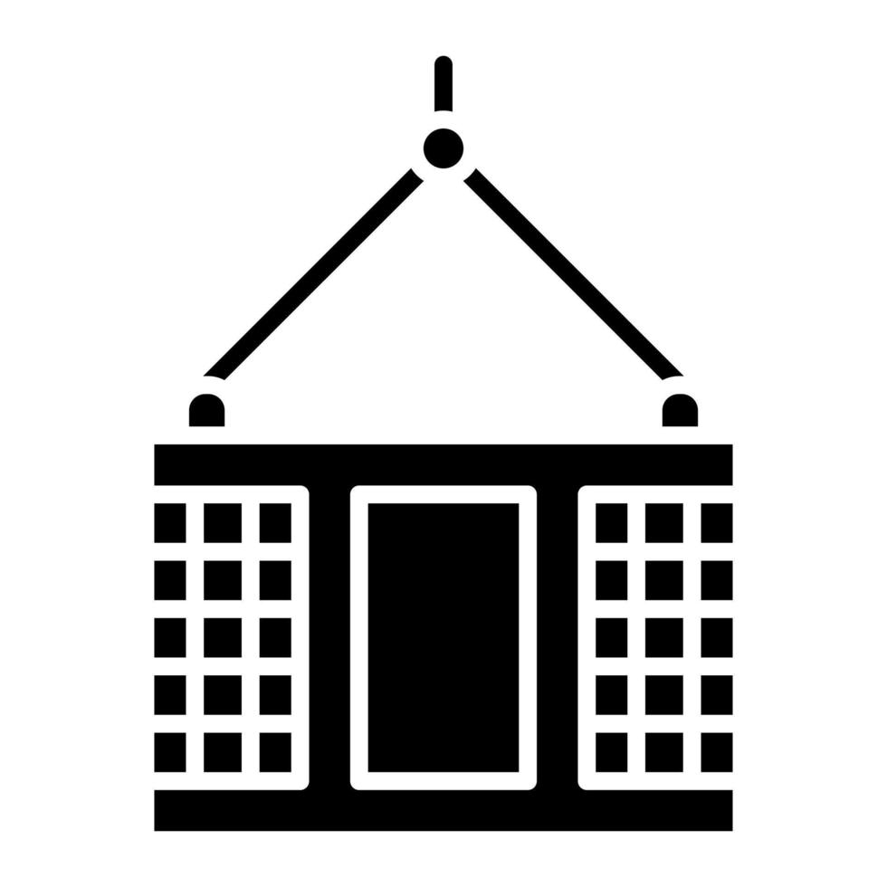 Crab Net Glyph Icon vector
