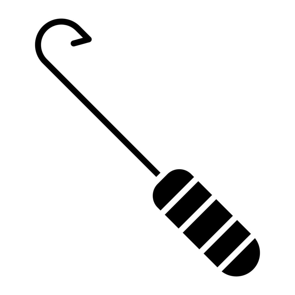 Dehooker Glyph Icon vector