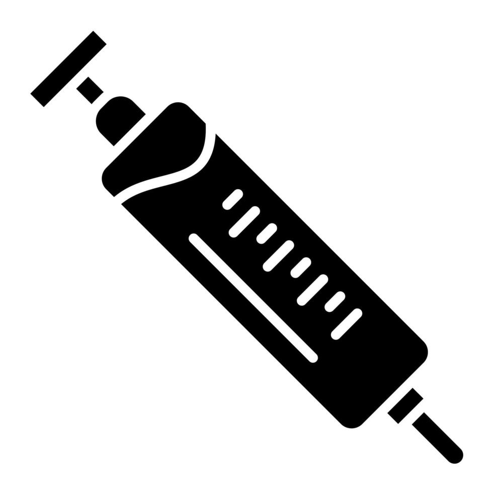 Syringe Glyph Icon vector